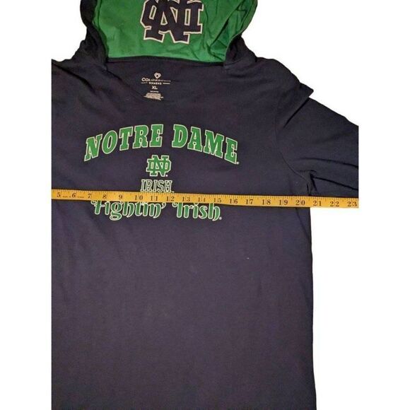 Noter Dame tee shirt hoodie size M by Colosseum - Picture 6 of 13